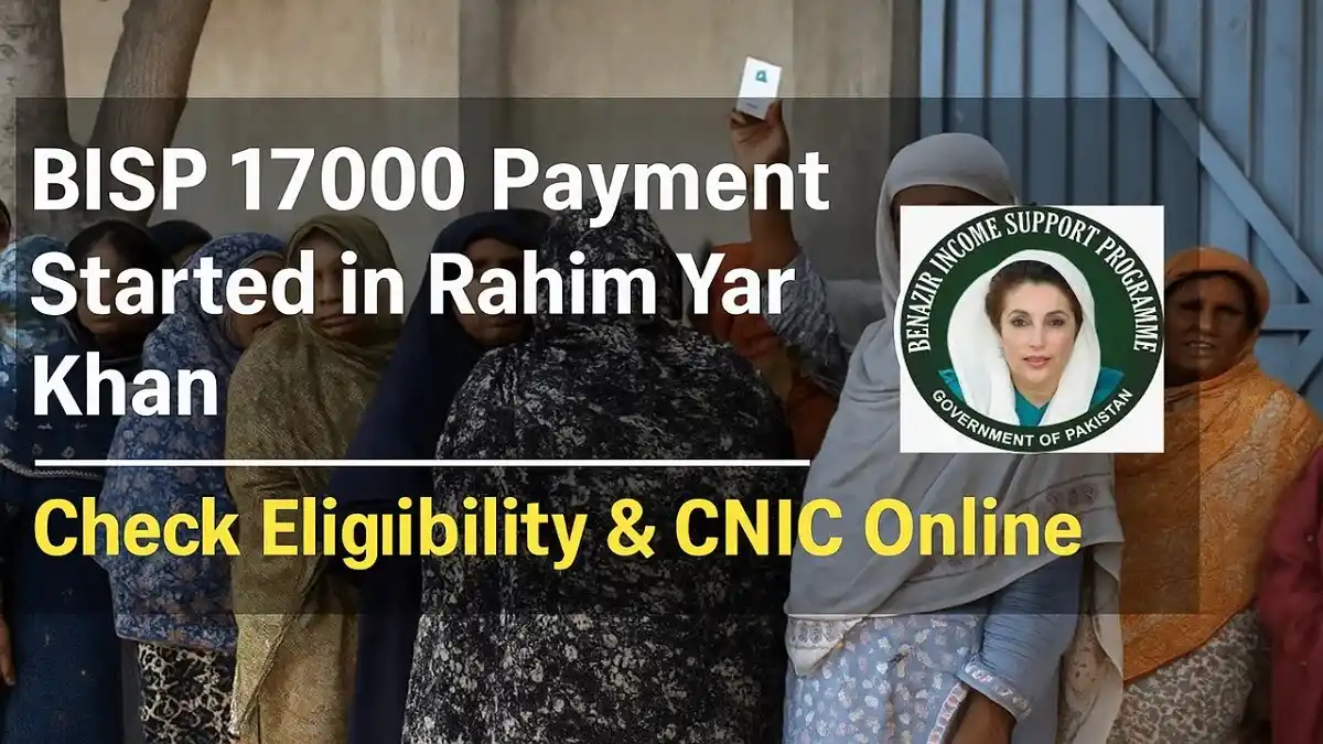 BISP 17000 Payment Rahim Yar Khan