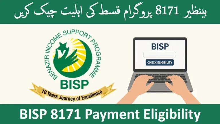 BISP 8171 Web Portal Payment Eligibility